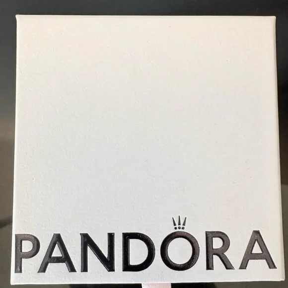 Pandora Silver Key Necklace with Red Heart Accent - Picture 6 of 7